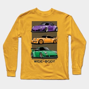 Wide Body sportcars Long Sleeve T-Shirt